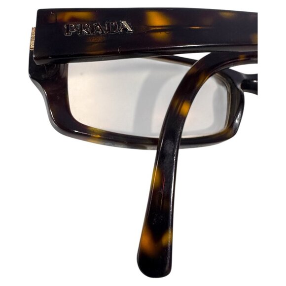 PRADA‎ VPR19L 2AU-1O1 Brown Havana Eyeglasses Frames Only Italy 52 [] 16 - Picture 4 of 5